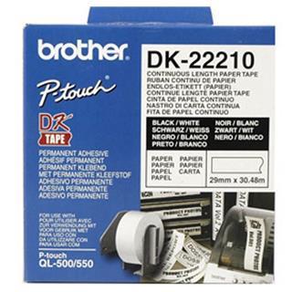 Brother DK22210 neskončne nalepke - 29mm/30.48m