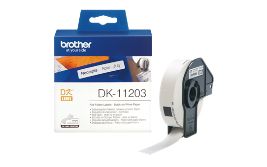 Brother DK11203 nalepke za označevanje, 17x87mm, za registratorje