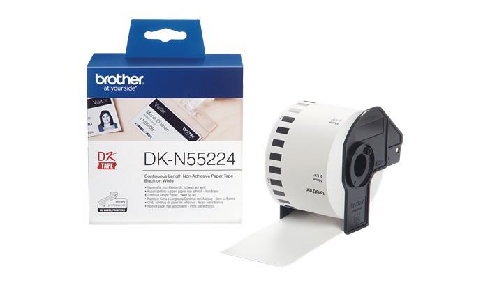 Brother DKN55224 termo rola 54mm/35.50m, nelepljiva papirnata rola