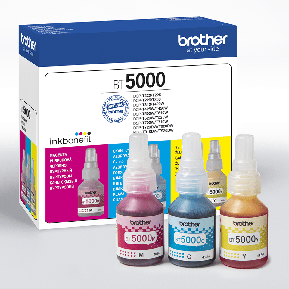 Brother Kartuša BT-5000CLVAL, ValuePack