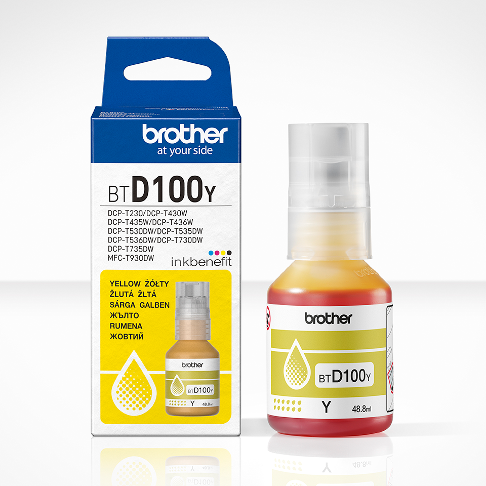 Brother Kartuša D100Y, yellow, 5.000 strani