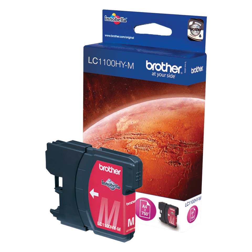 Brother Kartuša LC1100HYM, Magenta, 750 strani