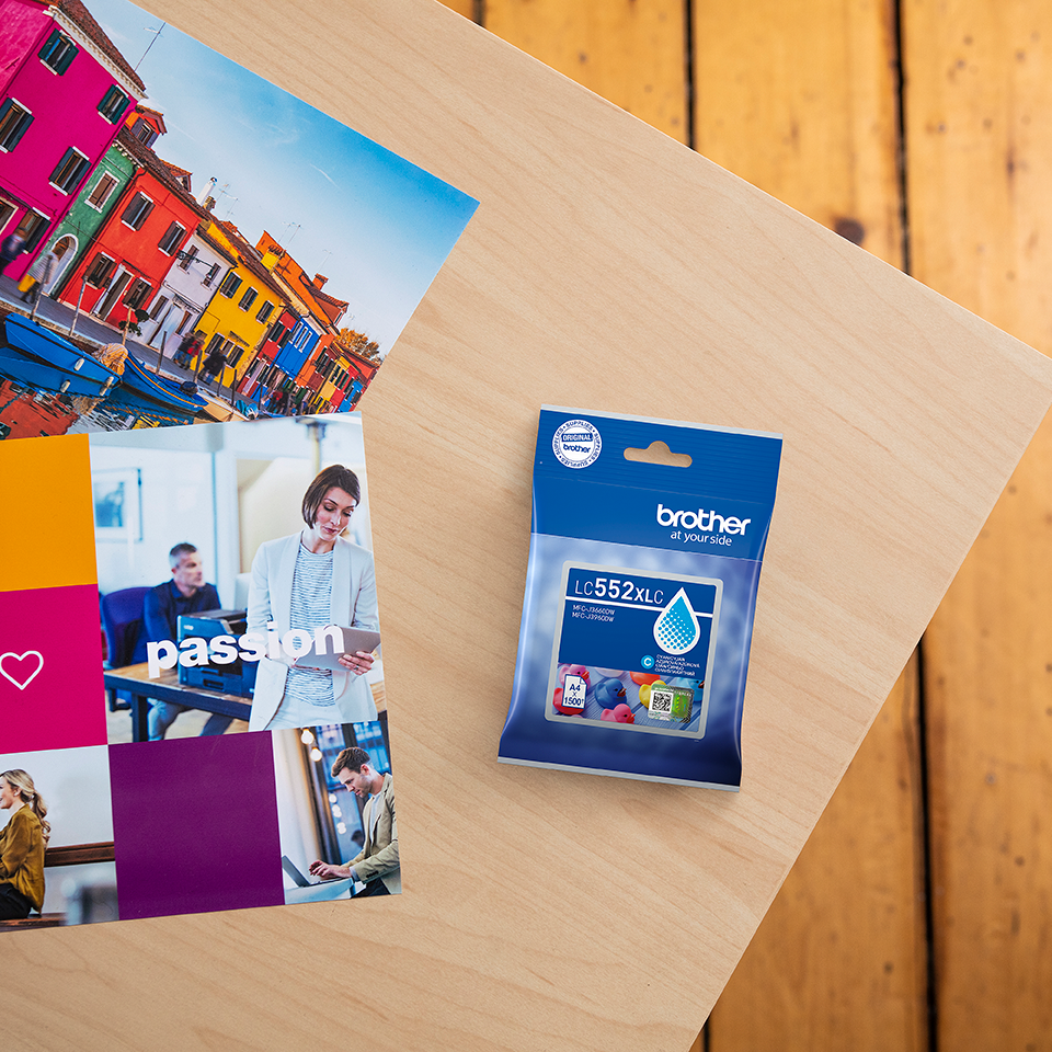 Brother LC552XL C Cyan XL kartuša