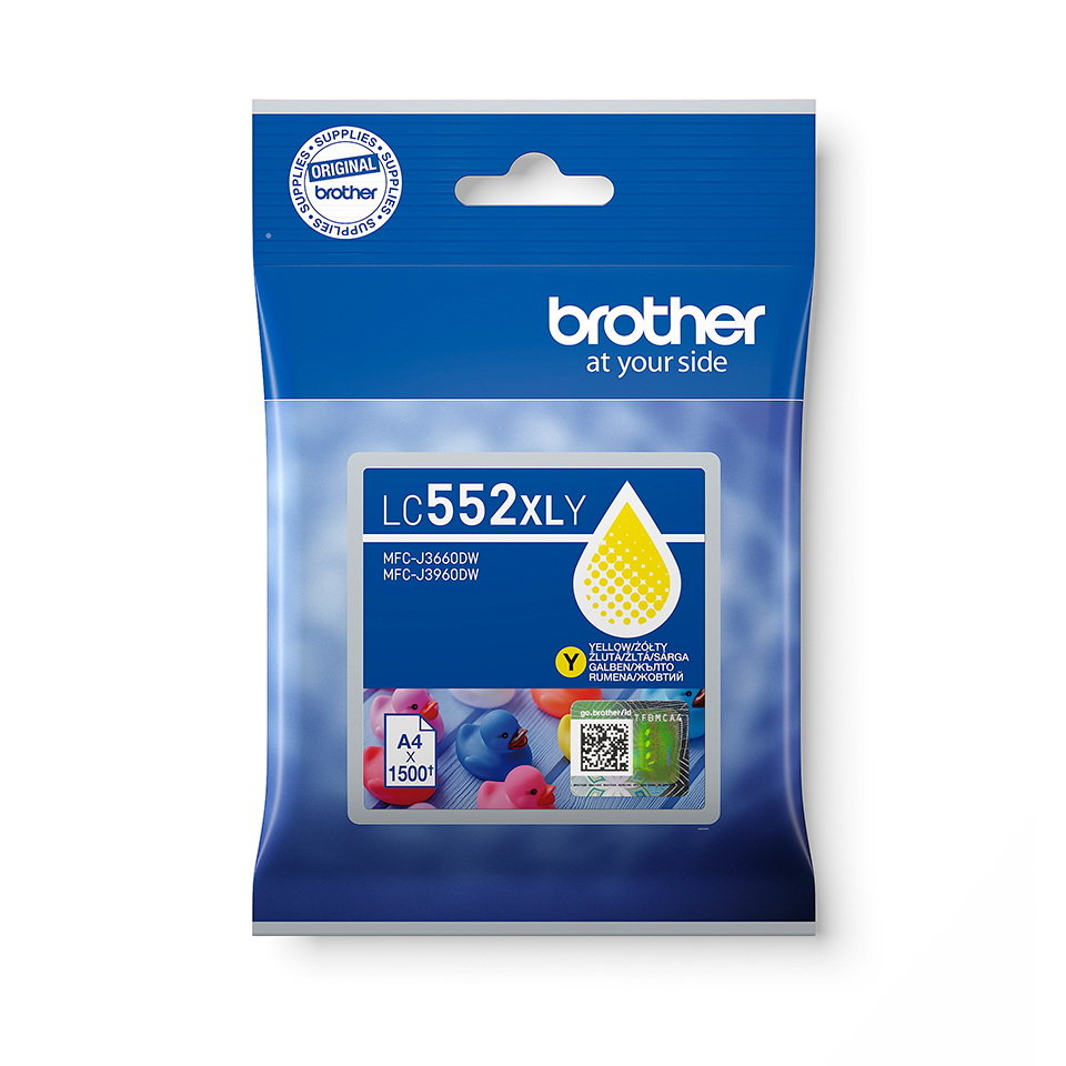 Brother LC552XL Y yellow XL kartuša