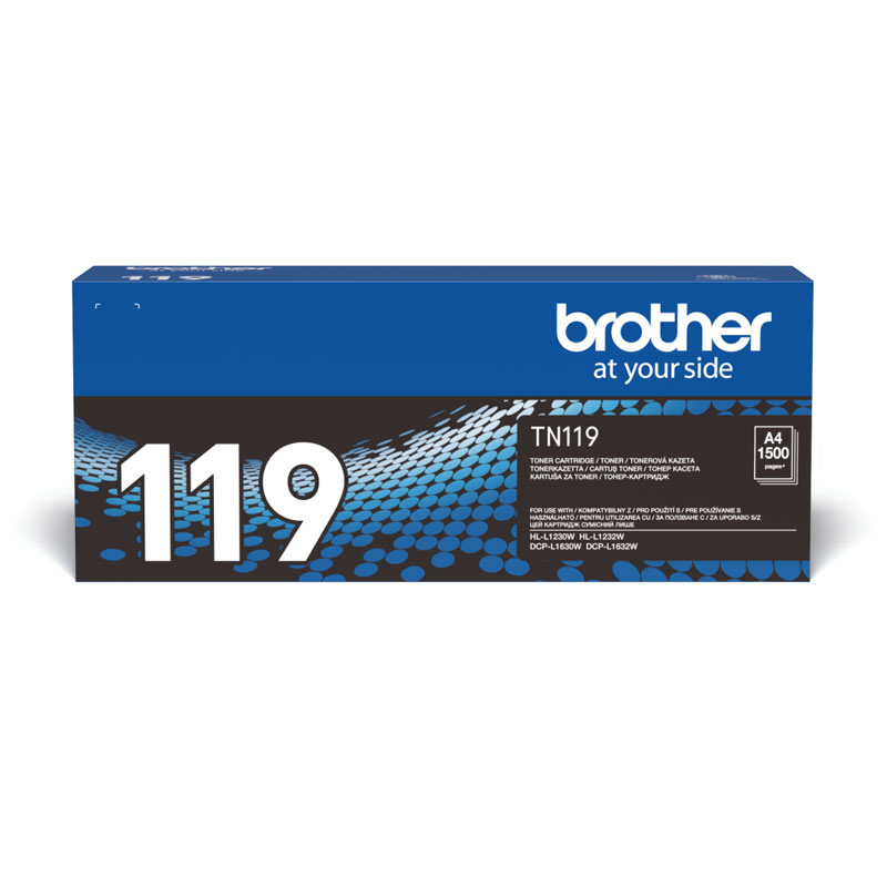 Brother Toner TN119, črn, 1.500 strani