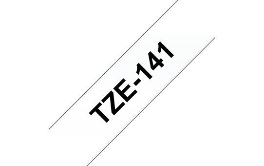 Brother TZE-141 prozoren/črn 18mm, trak za PT