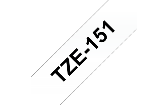 Brother TZE-151 prozoren/črn 24m, trak za PT