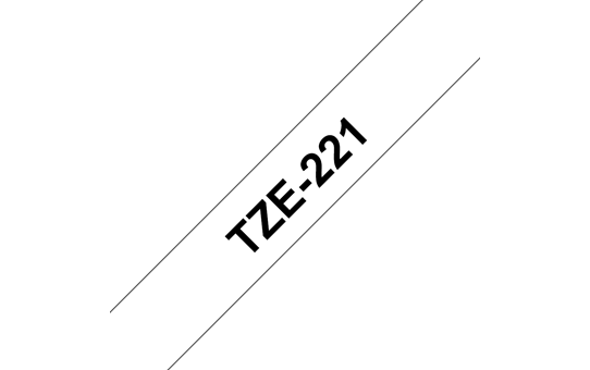 Brother TZE-222 bel/rdeč 9mm, trak za PT