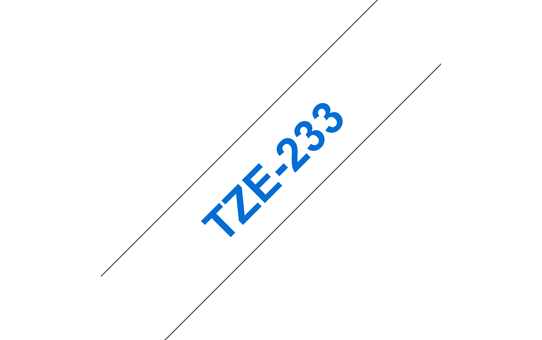 Brother TZE-233 bel/moder 12mm, trak za PT