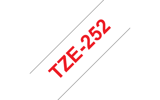 Brother TZE-252 rdeč/bel 24mm, trak za PT