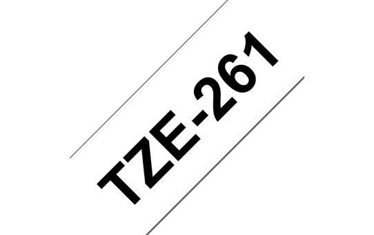 Brother TZE-261 bel/črn 36mm, trak za PT