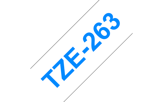 Brother TZE-263 bel/moder 36mm, trak za PT