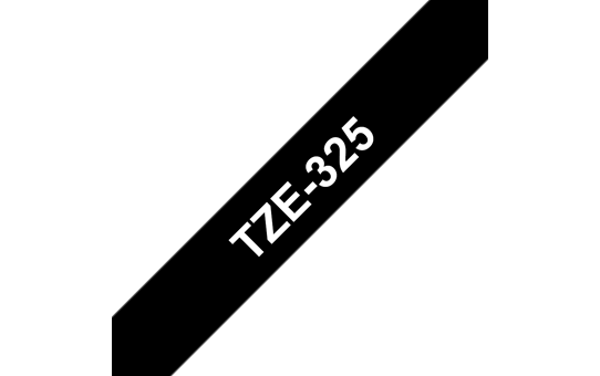 Brother TZE-325 belo/črn 9mm, trak za PT