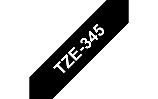 Brother TZE-345 bel/črn 18mm, trak za PT