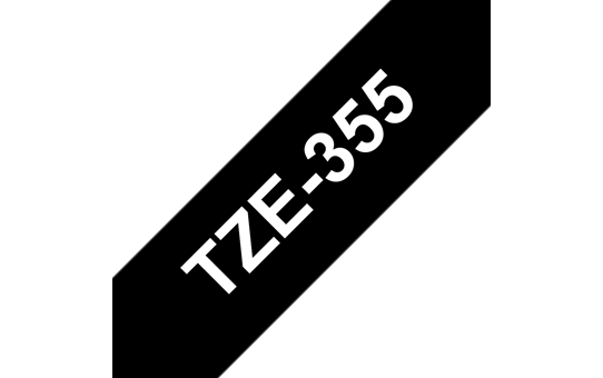 Brother TZE-355 črn/bel 24 mm, trak za PT