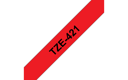 Brother TZE-421 rdeč/črn 9mm, trak za PT