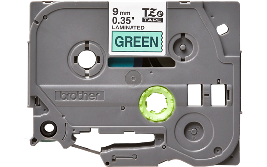 Brother TZE-721 črn/zelen 9mm, trak za PT