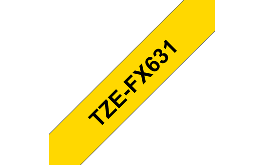 Brother TZE-FX631 Flexi črn/rumen 12mm, trak za PT