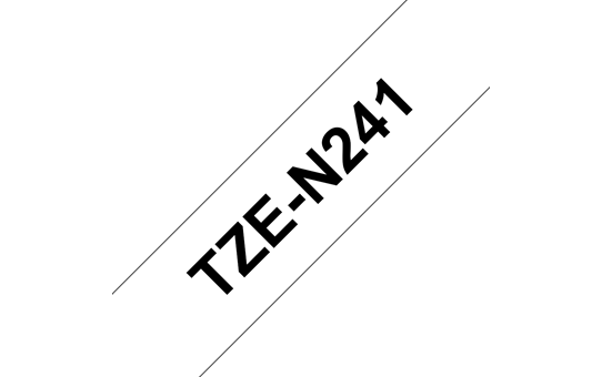 Brother TZE-N241 črn/bel 18mm, trak za PT, nelaminiran