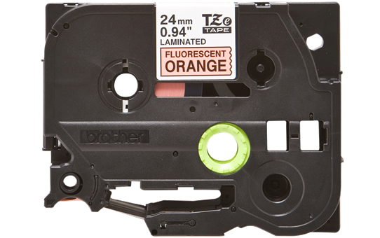 Brother TZE-B51 črn/Fluo oranžen 24mm, trak za PT