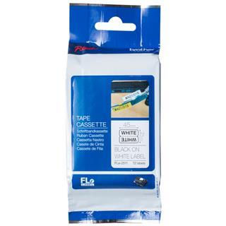 FLE2511 – Bel/črn 24 mm trak za PT