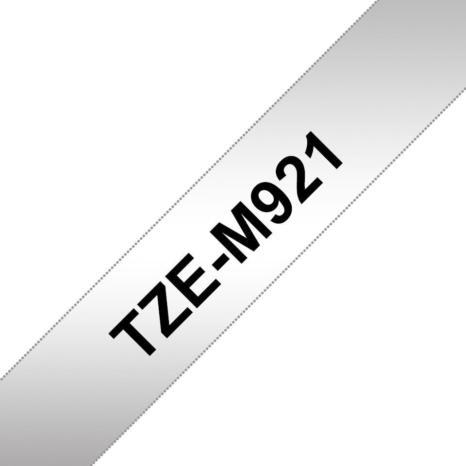 Brother TZE-M921 mat črn/srebrn 9mm, trak za PT