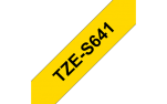 Brother TZE-S641 rumen/črn 18mm, močni, trak za PT