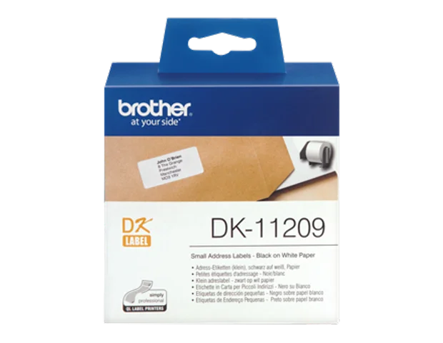 Brother DK11209 nalepke za označevanje, 29x62mm, manjše nalepke