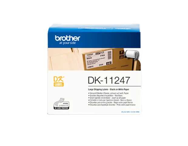 Brother DK11247 nalepke za označevanje, 103x164, večje etikete