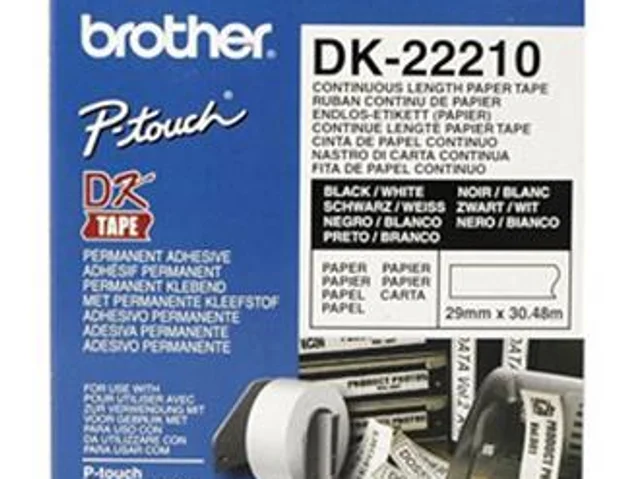 Brother DK22210 neskončne nalepke - 29mm/30.48m