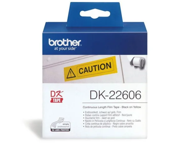 Brother DK22606 neskončne nalepke - 62mm/15.24m, poliestrske