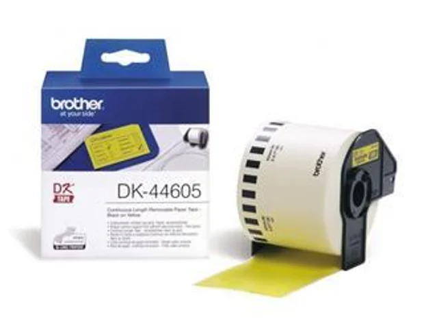 Brother DK44605 neskončne nalepke - 62mm/30.48m, odstranljivo lepilo