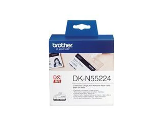 Brother DKN55224 termo rola 54mm/35.50m, nelepljiva papirnata rola