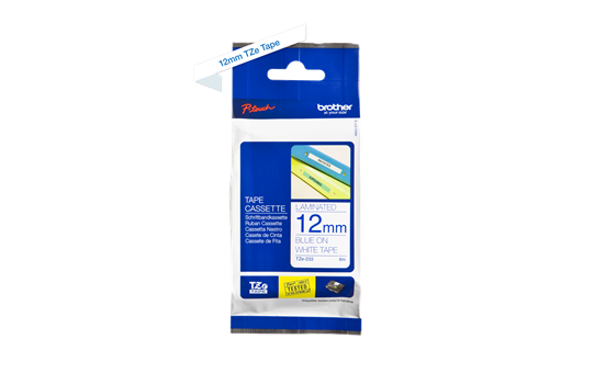 Brother TZE-233 bel/moder 12mm, trak za PT